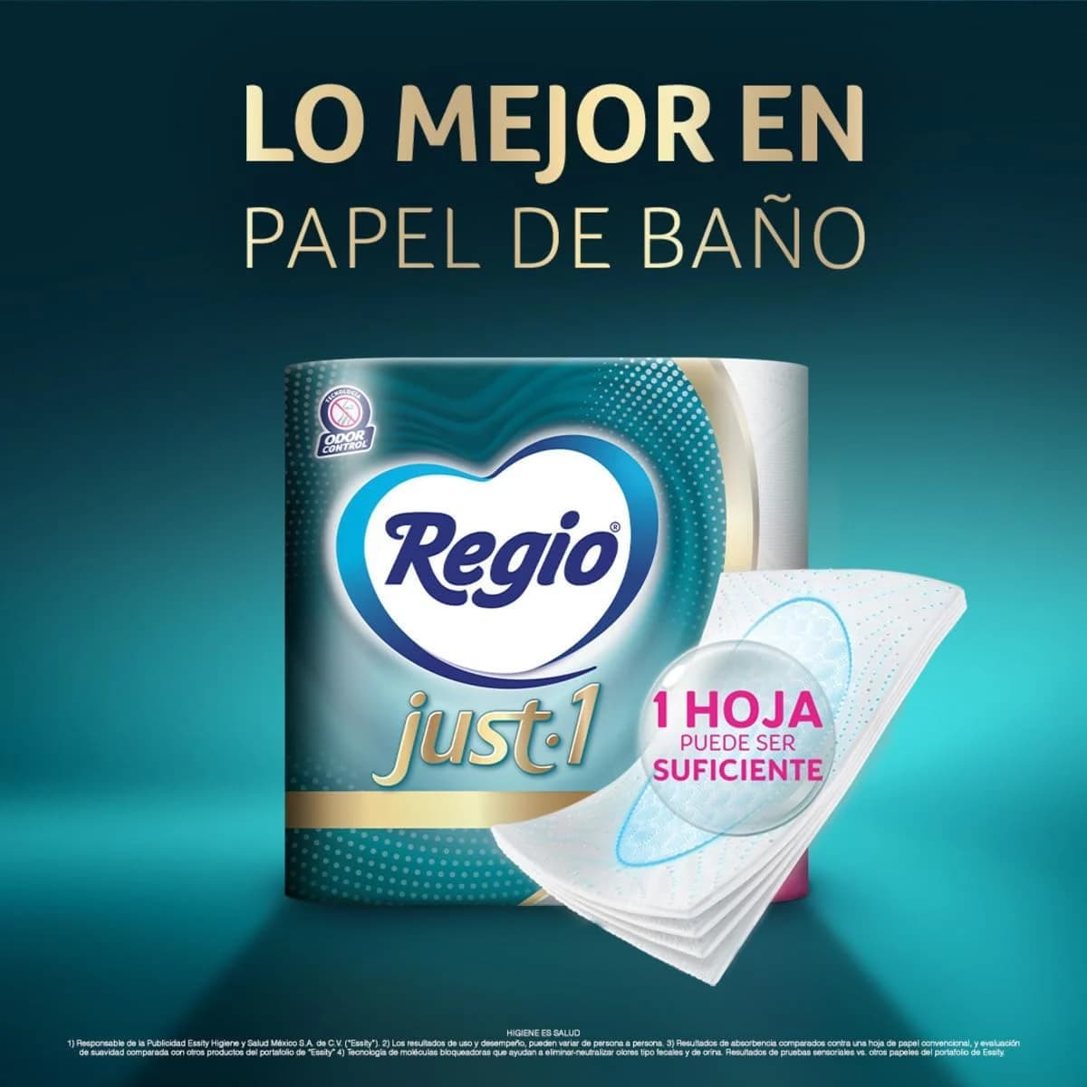Regio Just 1: ¡6 Rollos de Papel Cuádruple Extra Grueso! con Planea y Ahorra