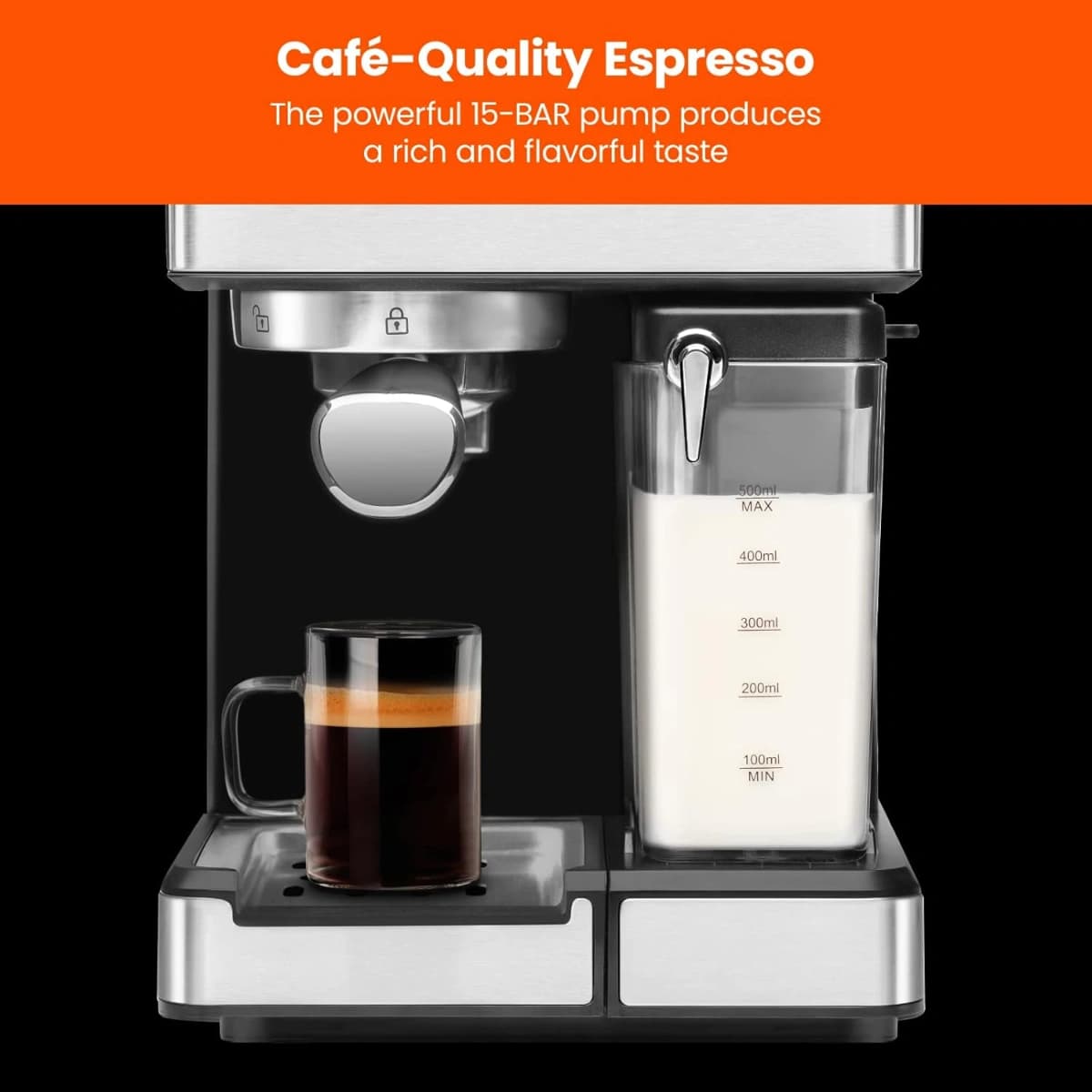 Chefman - Máquina de café espresso  - Imagen 3