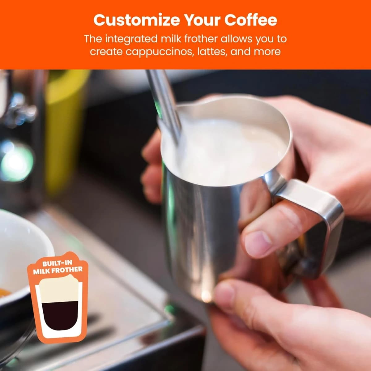 Chefman - Máquina de café espresso  - Imagen 4