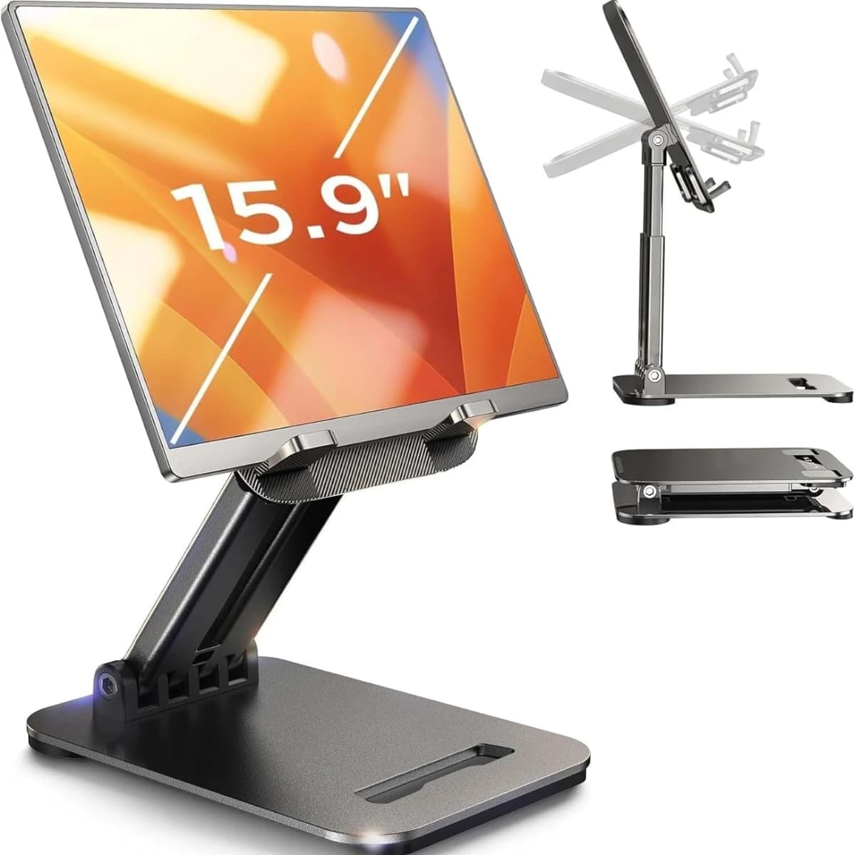 LISEN Soporte para iPad Tablet Totalmente Metálico, Universa - Imagen 1