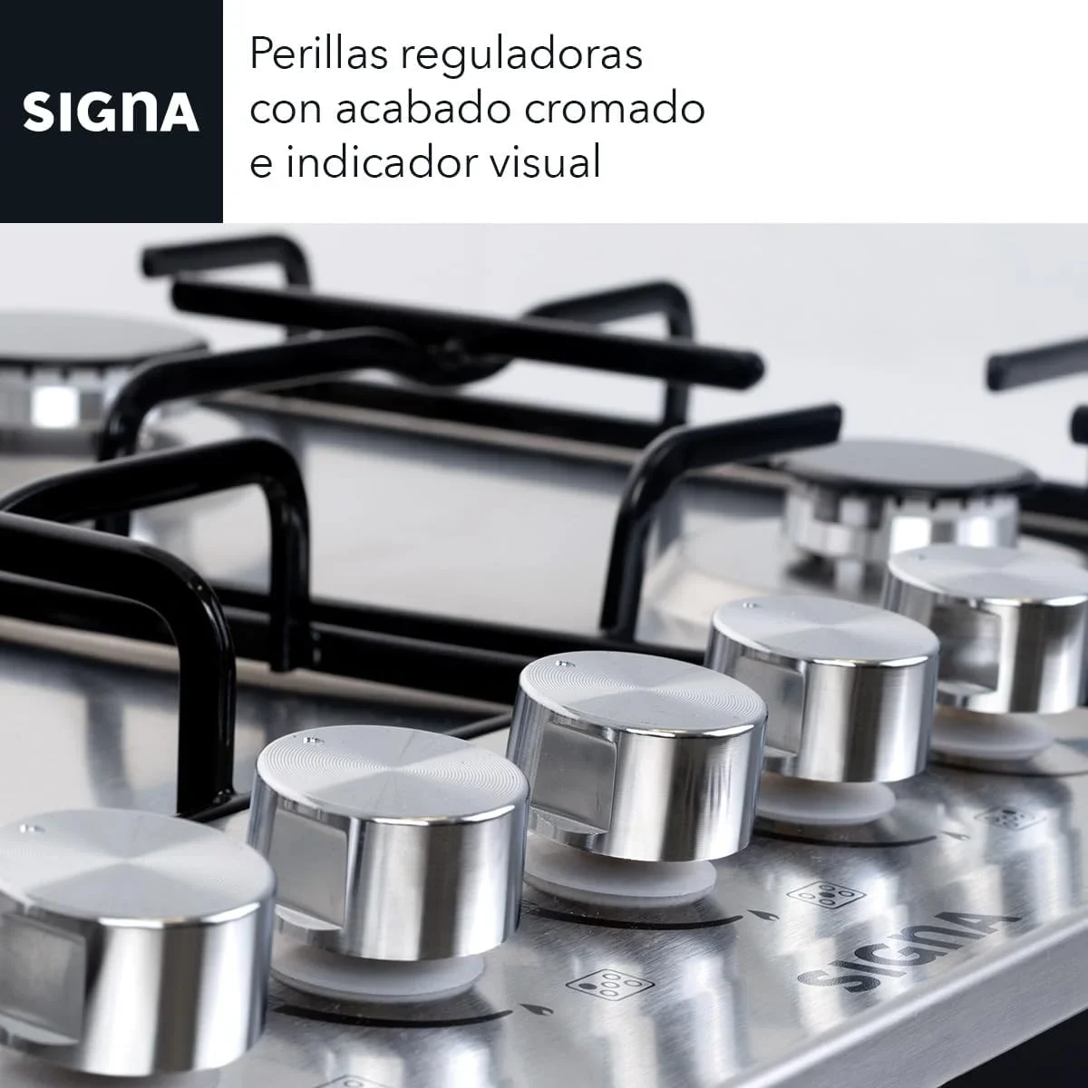 SELECTSHOP Parrilla De Gas 5 Quemadores De Acero Inoxidable  - Imagen 4