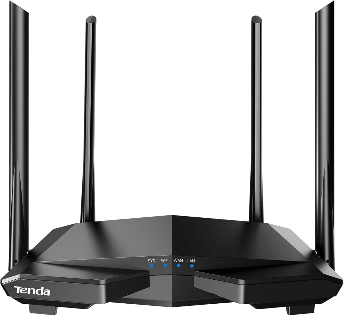 Tenda AC6 WiFi Router Inalámbrico Inteligente, Enrutador AC1200, Doble Banda de 2.4G y 5G, 4 Antenas - Imagen 1