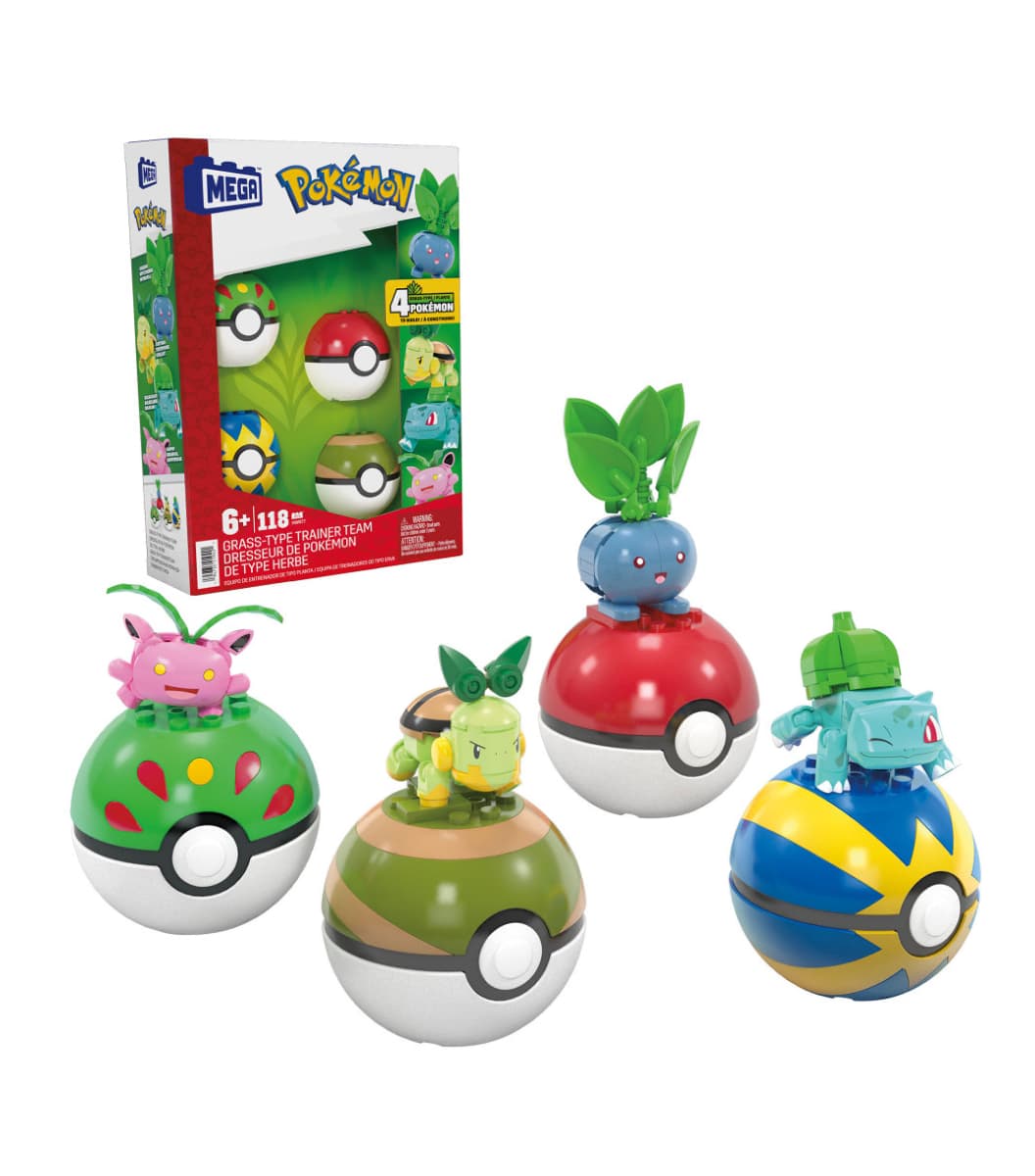 Mega Bloks Mega Pokémon Colección Equipo de Pokémon tipo planta |El Palacio de Hierro