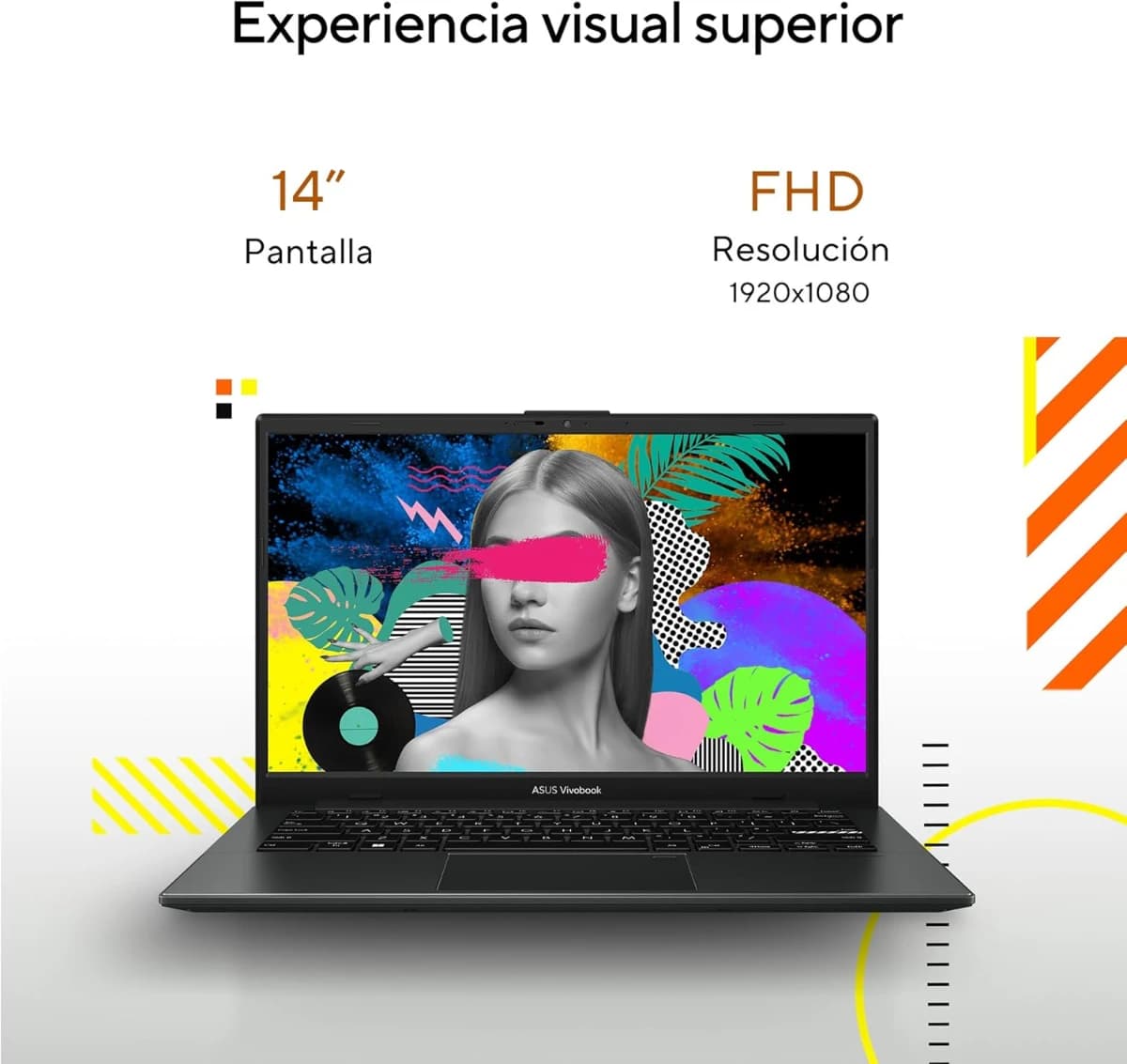 ASUS Laptop Vivobook Go 14 2025/14" FHD/AMD Ryzen 3 7320U/8G - Imagen 4