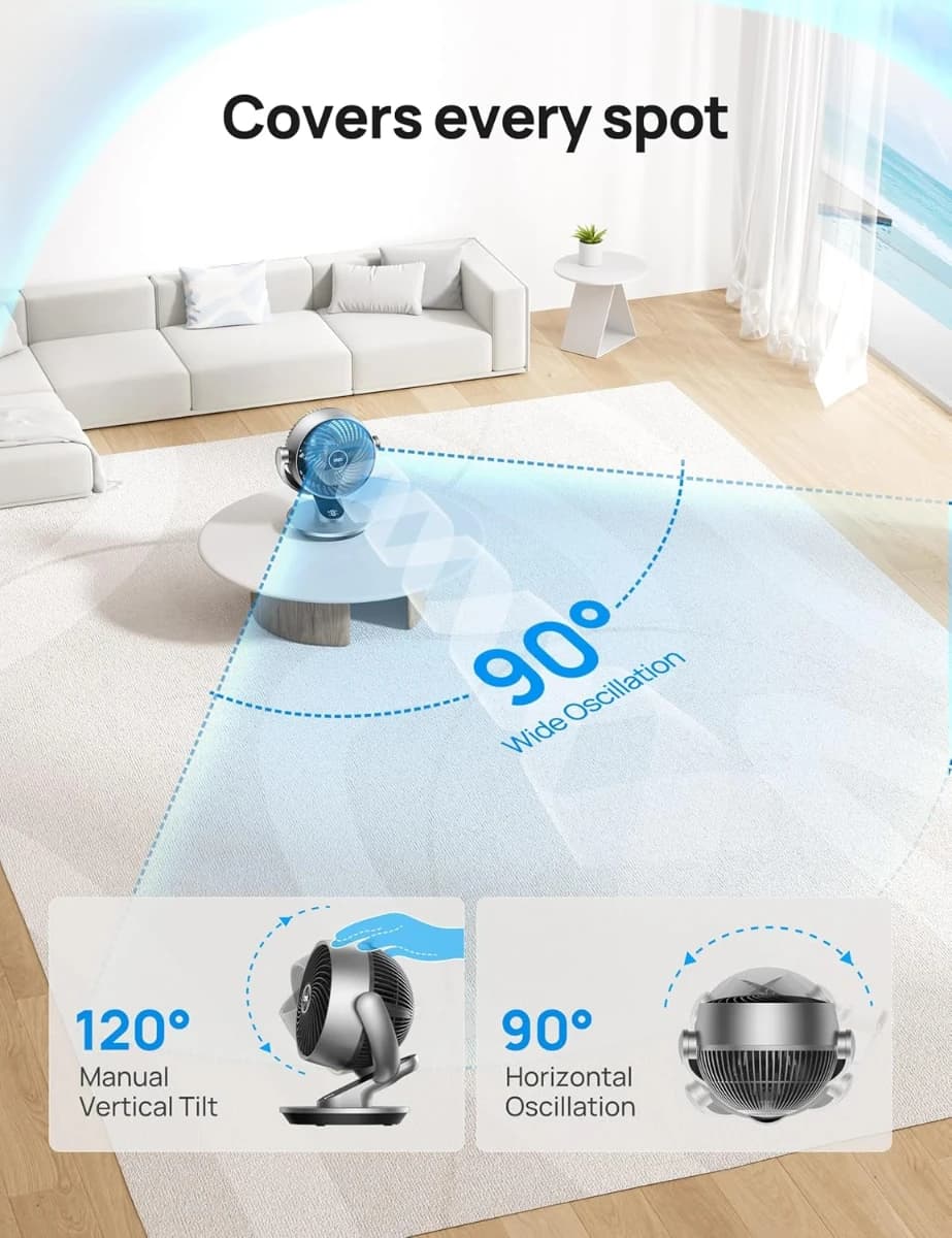 Dreo - Ventilador inteligente para recámara - Imagen 4