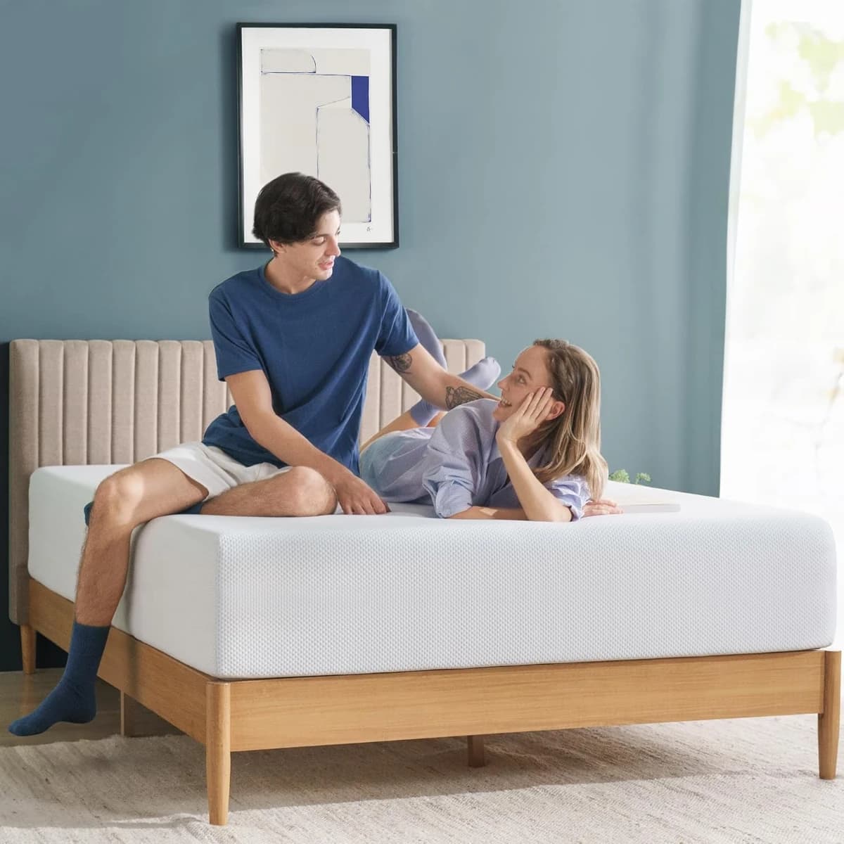 ¡Colchón Matrimonial Zinus Comfort Memory Foam con Gel! 30cm - Imagen 1