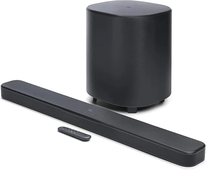 JBL Bar 500MK2-5.1 Sistema de Barra de Sonido de Canal con Dolby Atmos®, MultiBeam™ 3.0 y PureVoice 