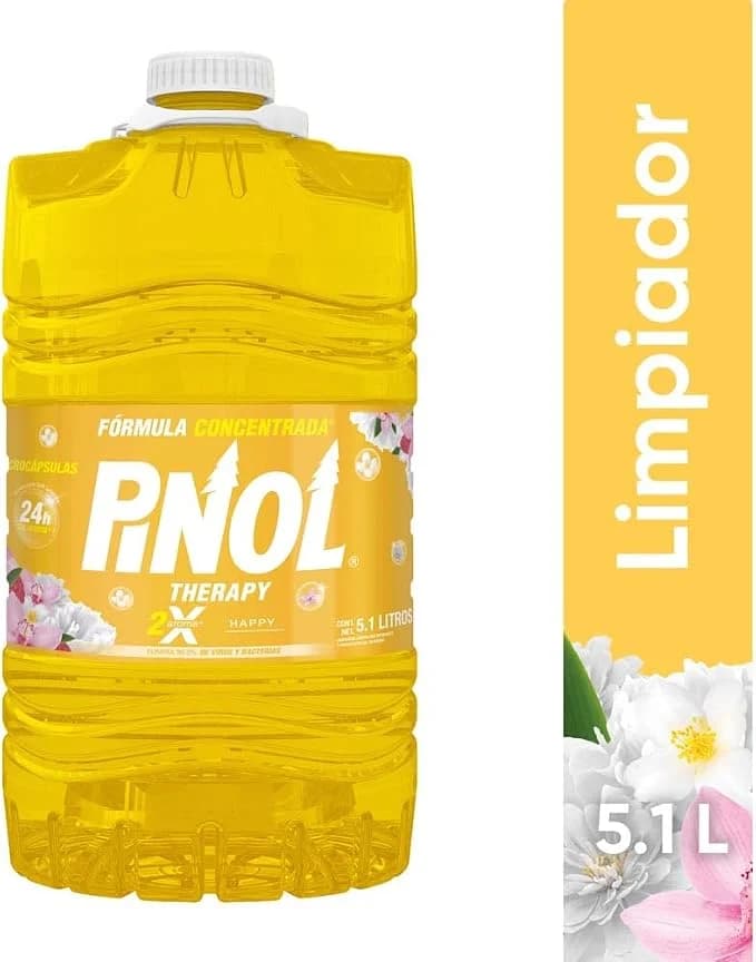 Pinol Aromas Limpiador Multiusos Therapy Happy 5.1L - Imagen 3