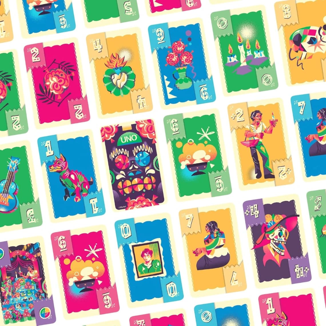 UNO Día de Muertos Juego de Cartas para niños de 7 años en adelante, Exclusivo de Amazon - Imagen 2