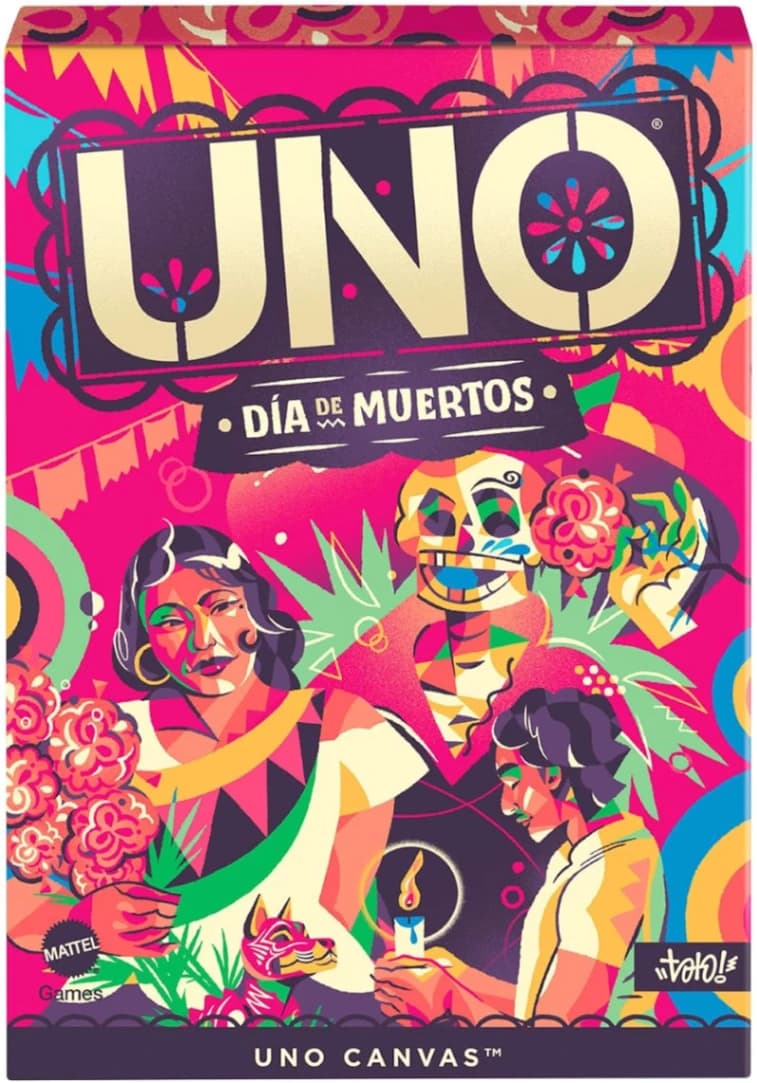 UNO Día de Muertos Juego de Cartas para niños de 7 años en adelante, Exclusivo de Amazon - Imagen 4