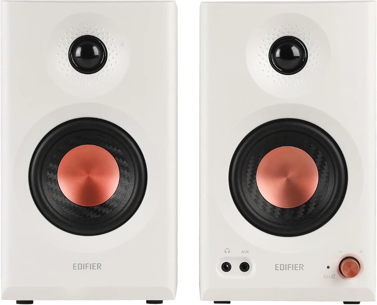 Edifier MR3 Bluetooth Powered Studio Monitor Speakers2.0 36 Watts (White) - Imagen 4