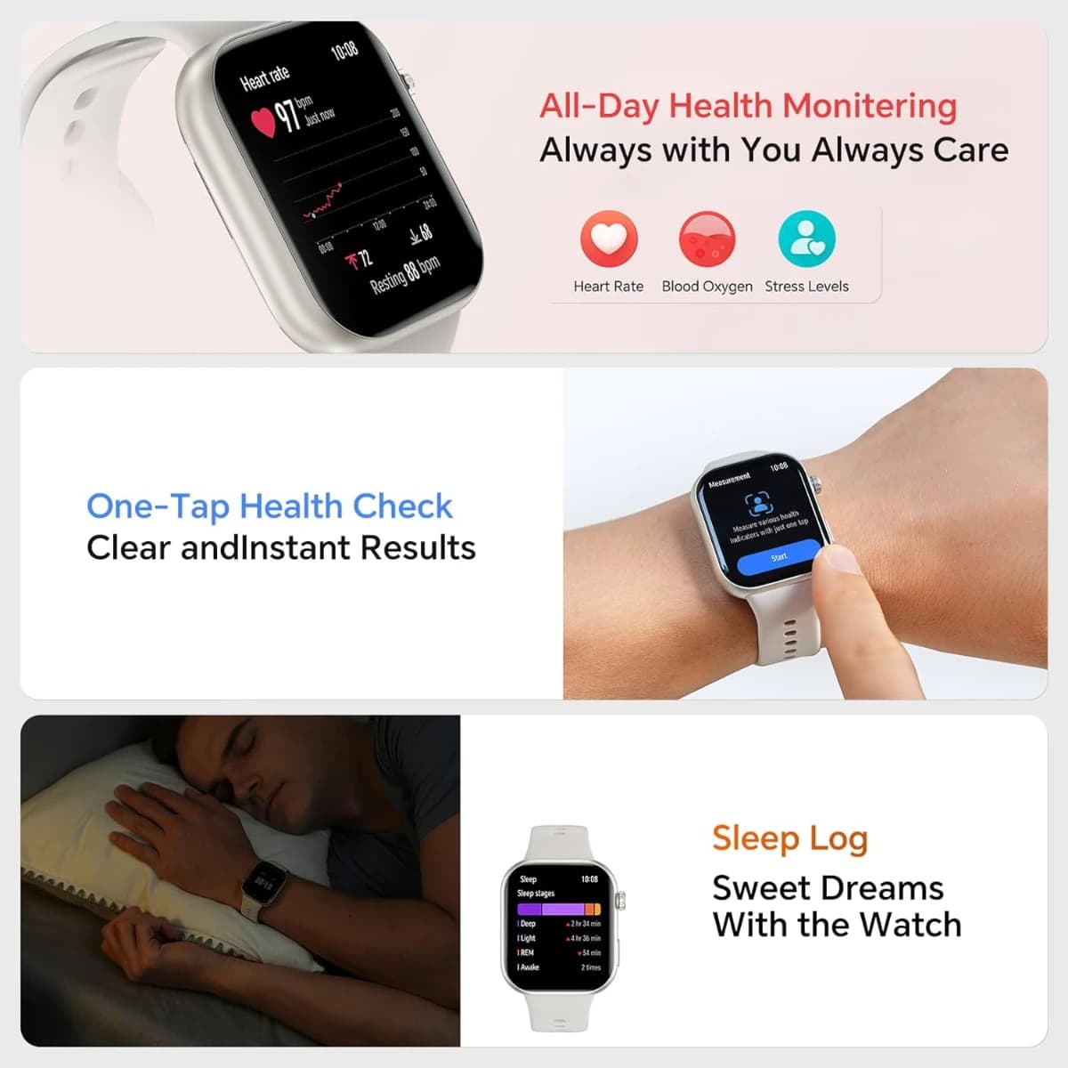 ¡HONOR Choice Watch 2i! AMOLED 1.85", Llamadas Bluetooth, ¡Hasta 14 Días de Batería! ¡Oferta! - Imagen 4
