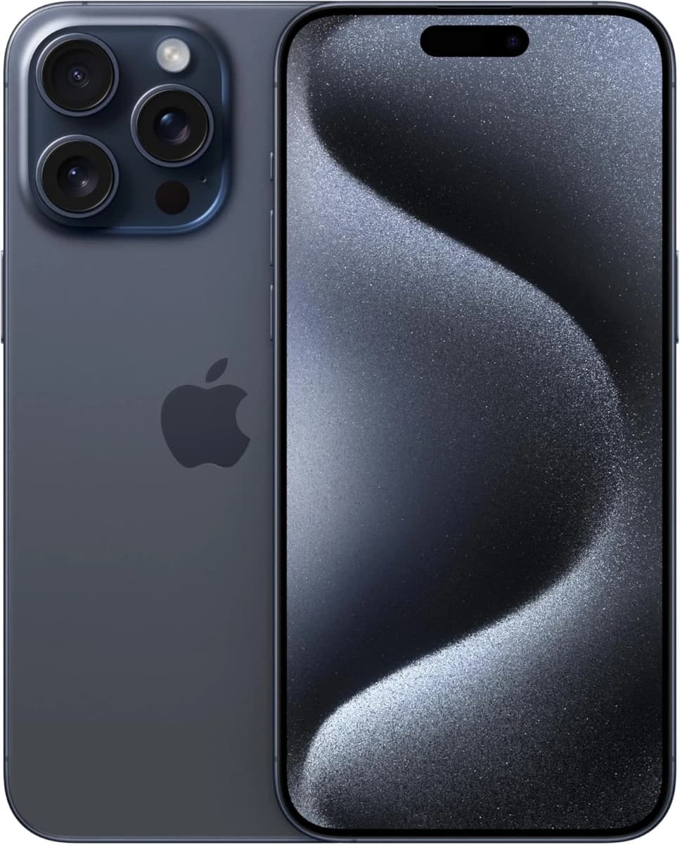 Apple iPhone 15 Pro MAX 1TB Titanio Azul Desbloqueado (Reacondicionado) Esim - Imagen 1