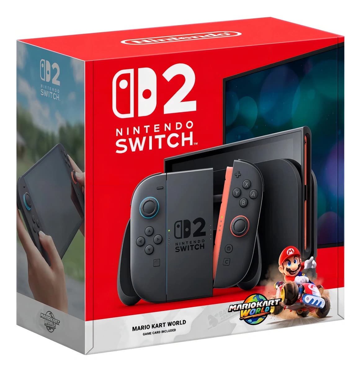 Consola Nintendo Switch 2 256gb Bundle Internacional Mario Kart World Juego Físico - Imagen 2