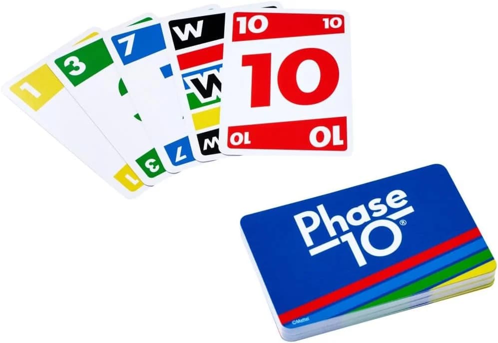 ¡Phase 10 Mattel! Juego de cartas con fases y especiales. ¡Diversión para todos! lol - Imagen 3