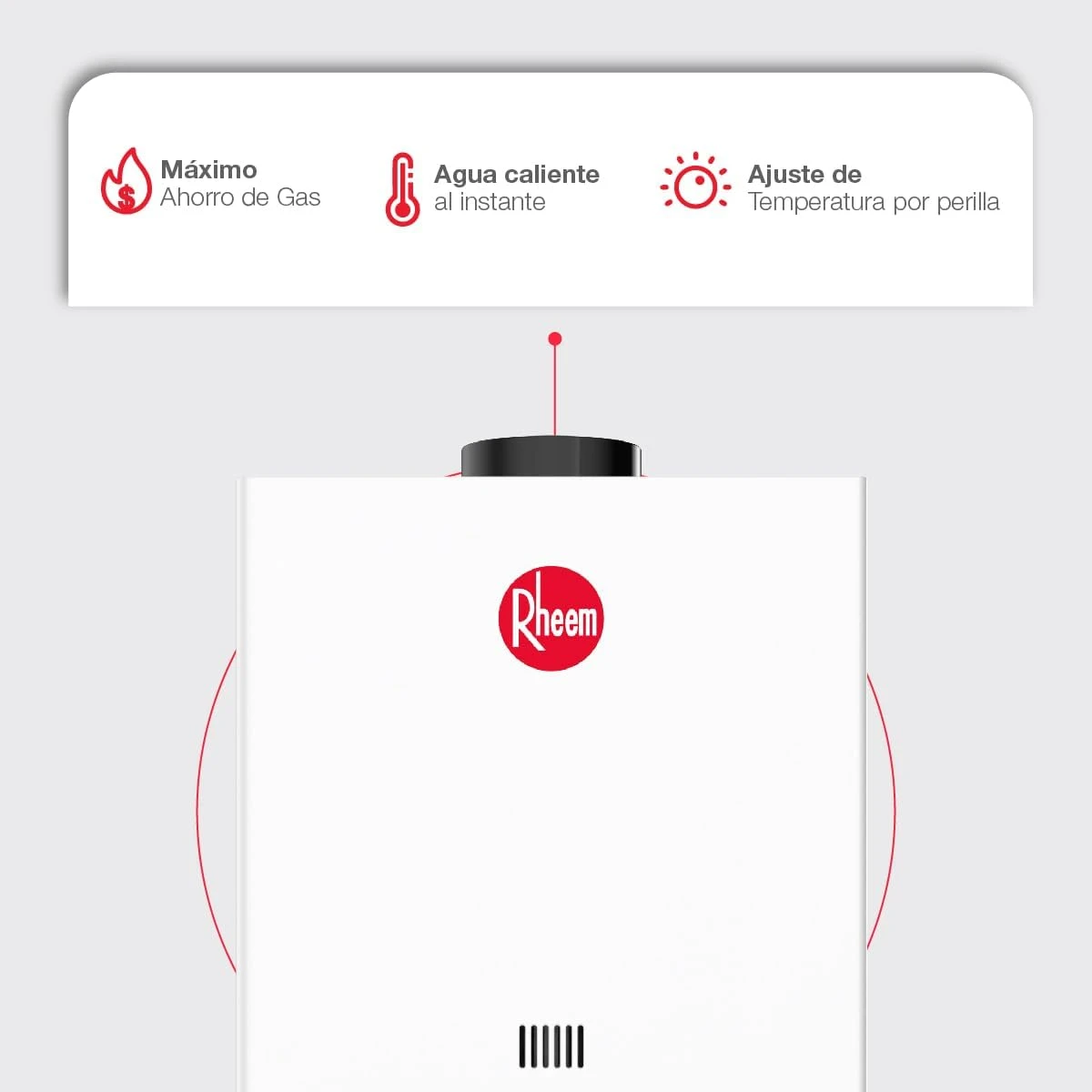 Calentador Rheem Instantáneo 6L/Min! Gas LP, 1 Servicio. - Imagen 2