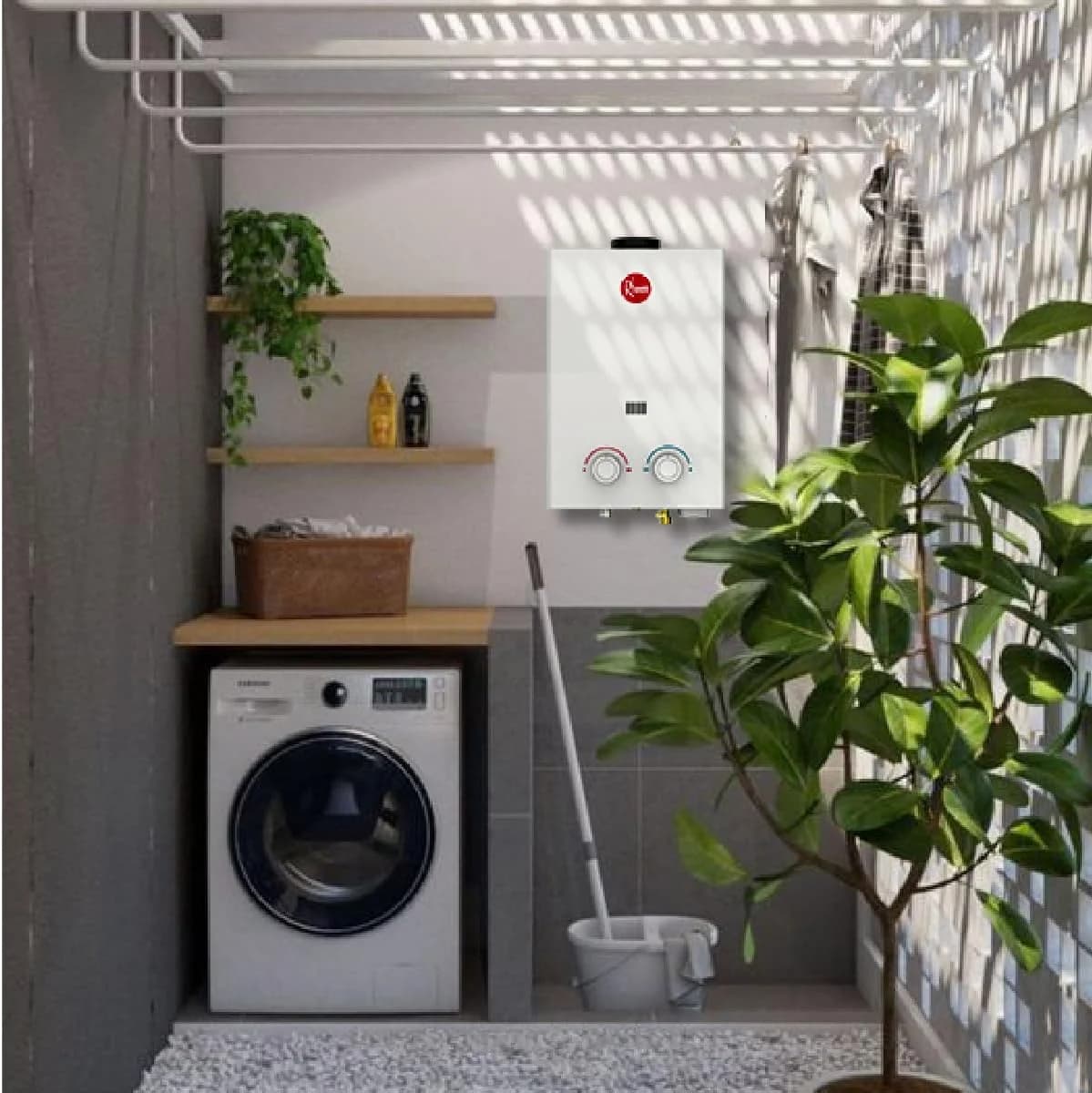 Calentador Rheem Instantáneo 6L/Min! Gas LP, 1 Servicio. - Imagen 3