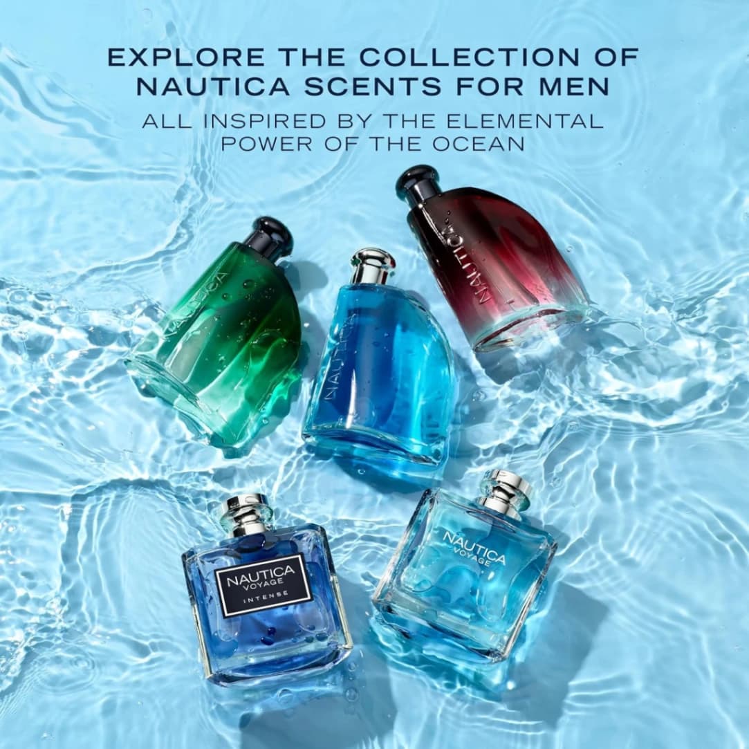 Nautica Voyage Eau de Toilette para Hombre, Multicolor, 100 ml - Imagen 2