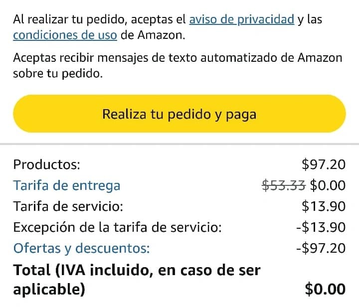 ¡$100 OFF en Amazon Now! Paga $0 en tu orden. ¡Aprovecha!