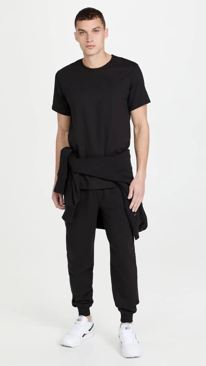 Calvin Klein Playera clásica de algodón con Cuello Redondo para Hombre - Imagen 5