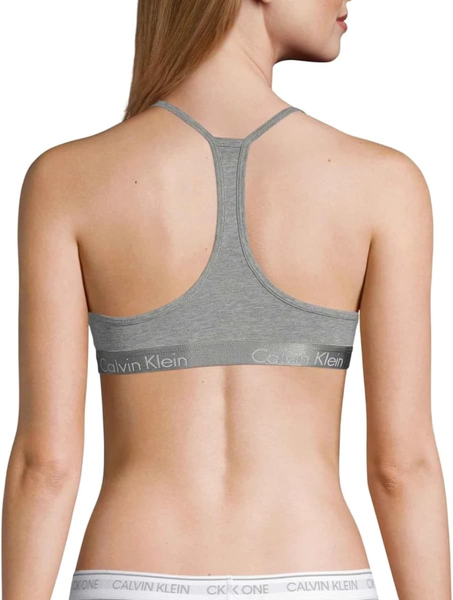 Calvin Klein Bralette de algodón Ligeramente Forrado. Sujetador para Mujer - Imagen 2