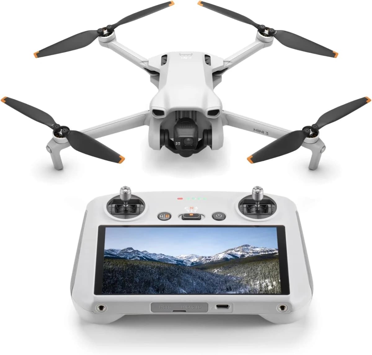 DJI Mini 3 (DJI RC) ¡4K HDR! Dron ligero y plegable con control remoto. ¡Captura tus aventuras!