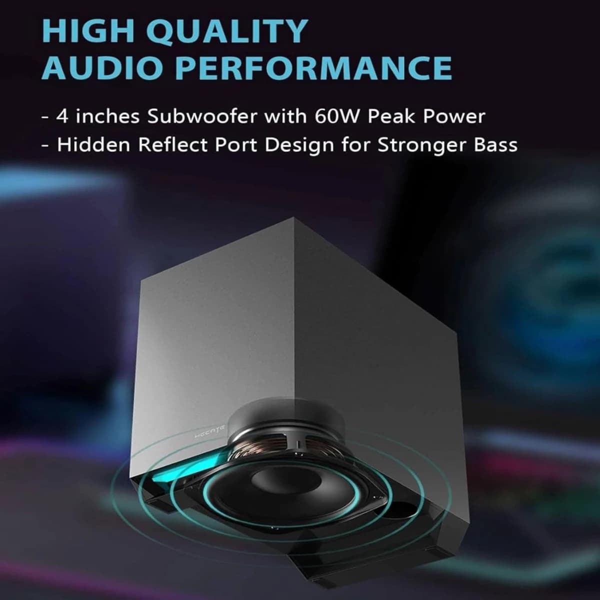 Edifier G1500 MAX 2.1: ¡Sonido Gaming 60W Hecate! Altavoces con Subwoofer Impecable. - Imagen 3