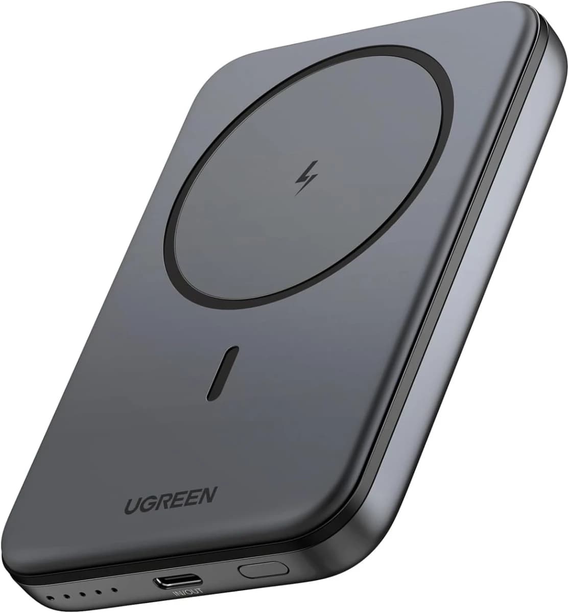 UGREEN 10000mAh Power Bank Inalabrico PD 20W Carga Raida, Cargador USB C Portail Magnético, Bateria 