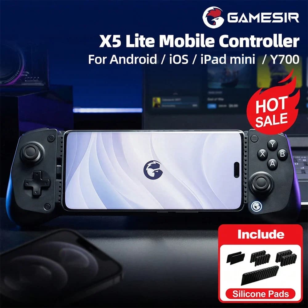 GameSir X5 Lite: Control Móvil para iPhone 16/15, iPad. ¡Juega con precisión!