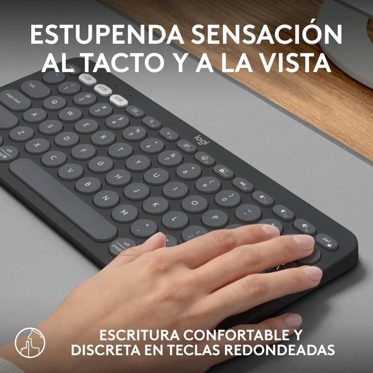 Logitech Pebble Keys 2 K380s: Teclado Bluetooth Multidispositivo Estilizado. ¡Oferta Imperdible!