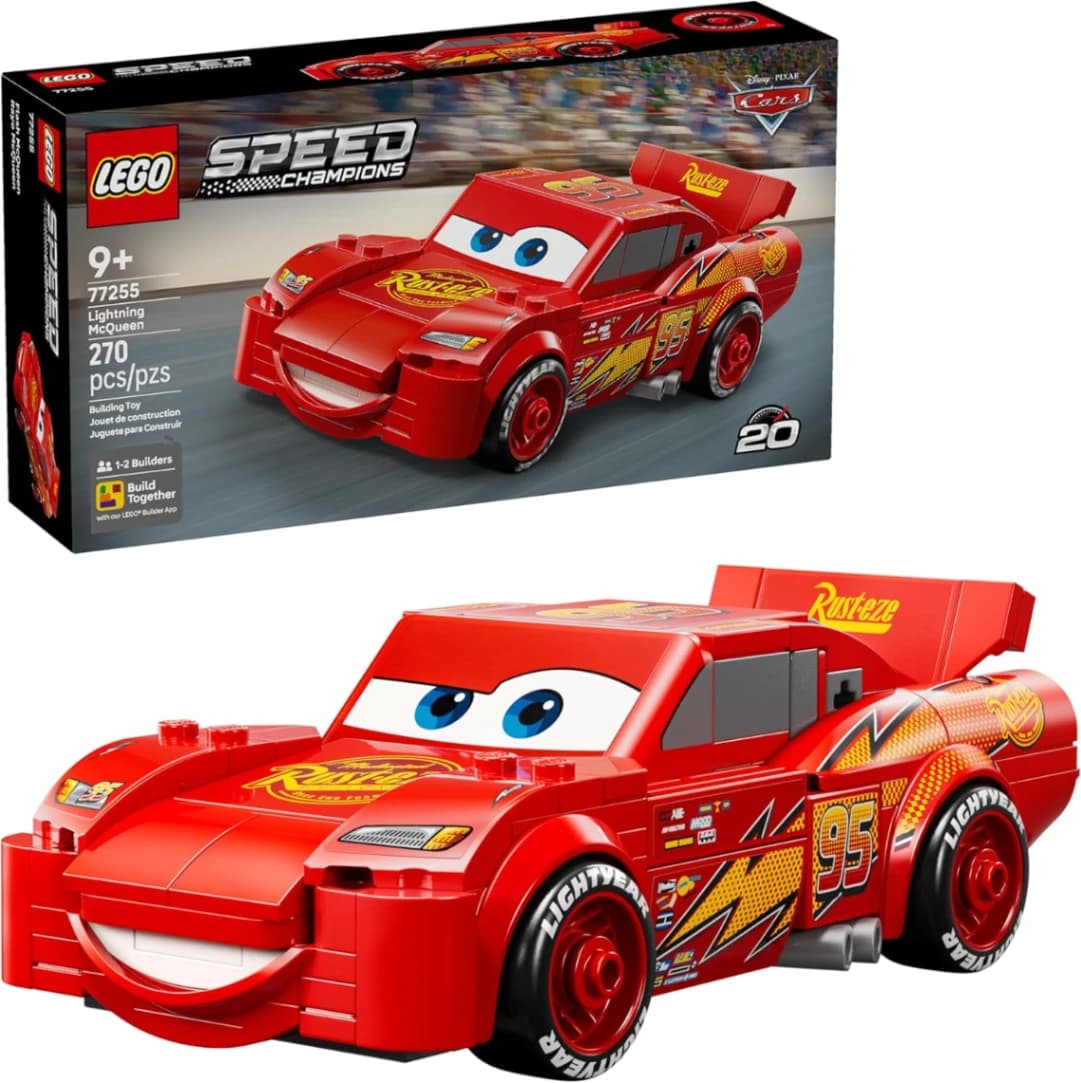 LEGO Speed Champions: Rayo McQueen de Cars | ¡Colecciona tu auto Disney Pixar!