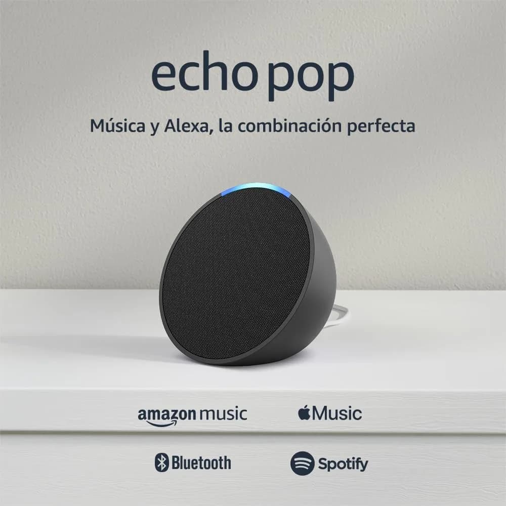Echo Pop (Último Modelo): Bocina Compacta Inteligente. ¡Perfecta para tu hogar!