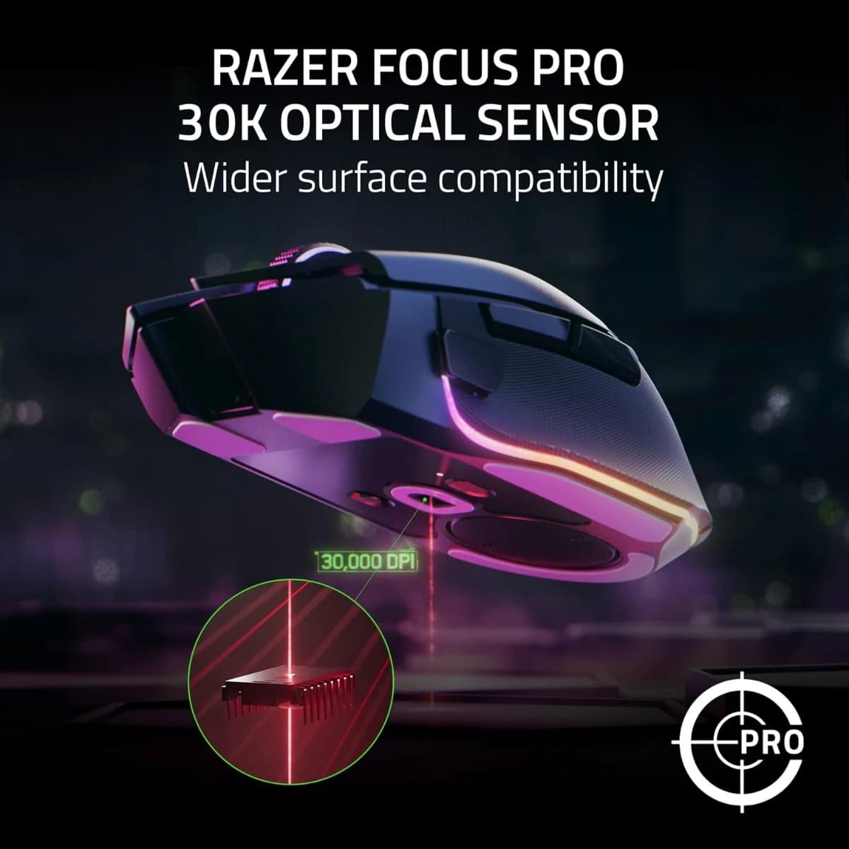 Razer Basilisk V3 Pro - Mouse Gamer Inalámbrico Ergonómico - Imagen 5