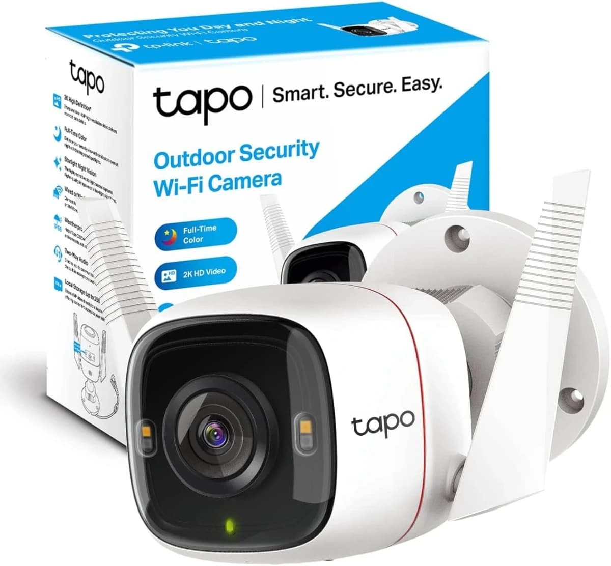 TP-Link Tapo Cámara Seguridad Wi-Fi Exteriores, Visión Noctu - Imagen 1