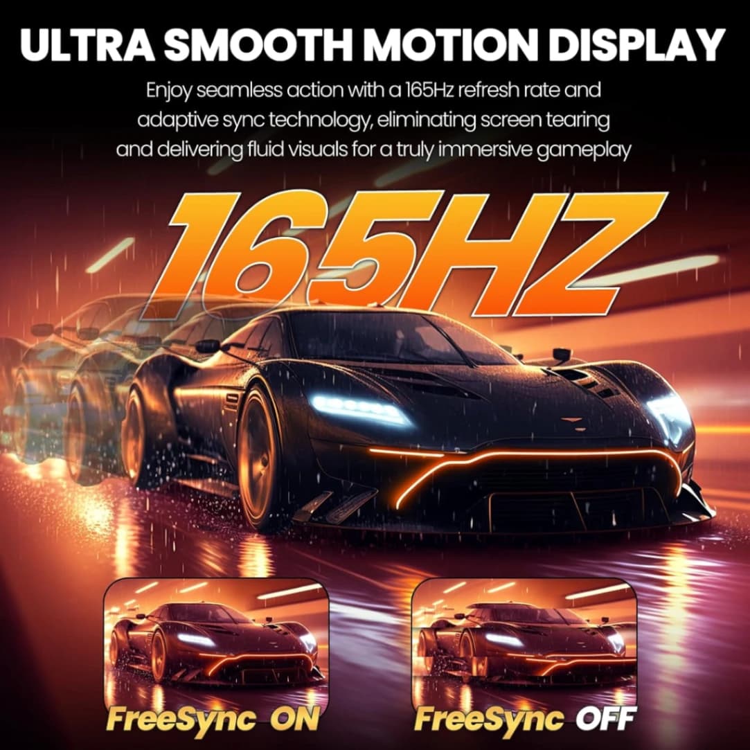 ¡Monitor CRUA 34" Curvo WQHD 165Hz! - Imagen 4