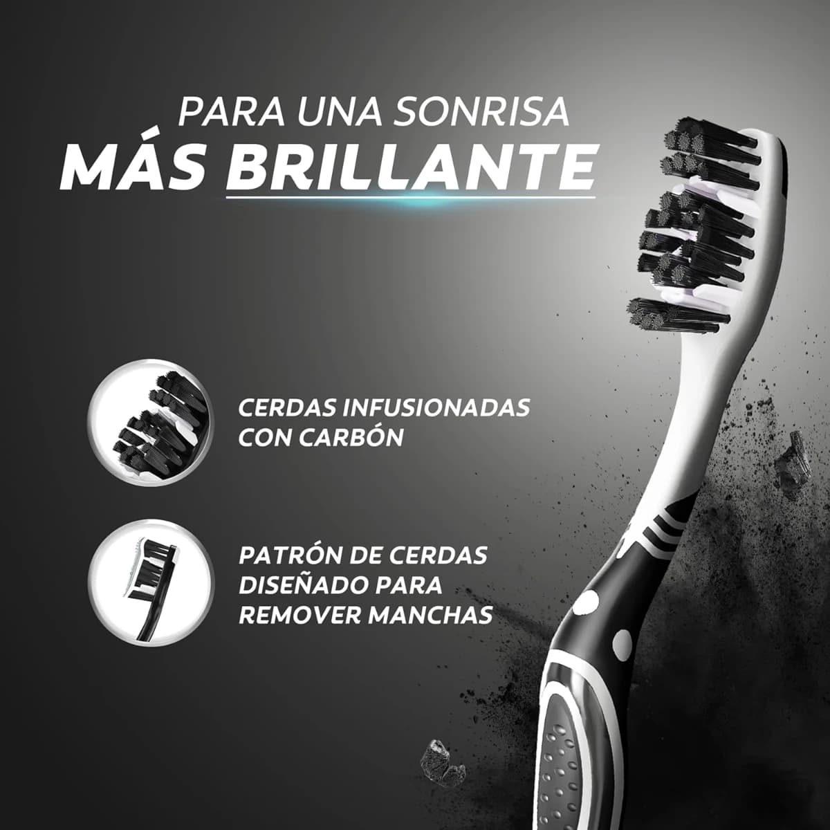¡Blanquea tu Sonrisa! Colgate Max White Charcoal, 4 Cepillos a Precio Increíble. - Imagen 5