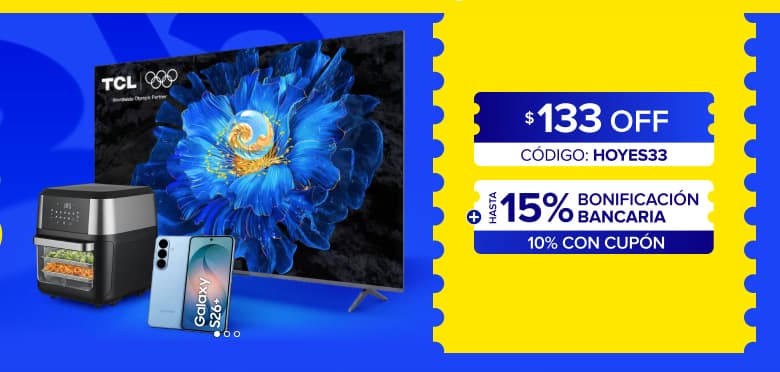 $133 de descuento en Mercado Libre con HOYES33 - Imagen 1